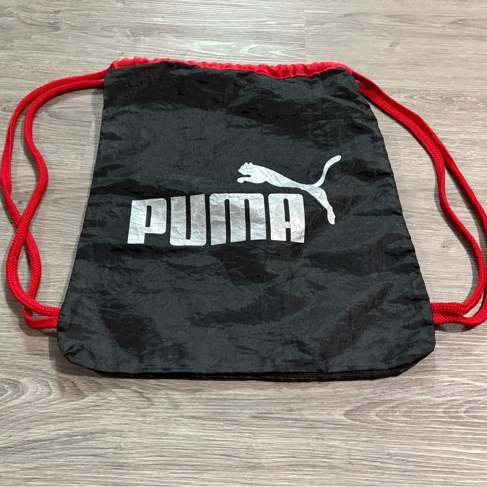 PUMA Black and Red Backpack